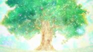 At the end of the attack, a tree grows around the target