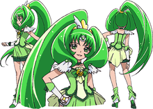 Cure March's profile from TV Asahi's website