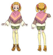 Urara in casual clothes from Yes! Pretty Cure 5: Kagami no Kuni no Miracle Daibouken!