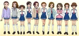 Nanairo22girls.jpg (47 KB) From left: Mika, Mayu, Kiyomi, Mayuka, Hiroko, Mayumi, Junko, Ami, Aya, Kaori
