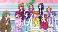 Utaen entrevistando a las DokiDoki! Pretty Cure