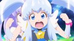 Cure Princess is shocked to find out Red is Blue's brother