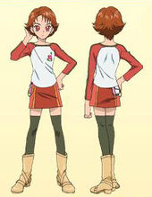 Rin's casual clothes profile from Yes! Pretty Cure 5 GoGo!