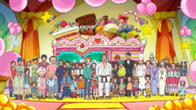 All the girls' friends and family showed up to continue Ichika's birthday celebration