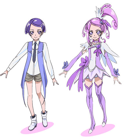 Kirakira Glitter Precure Pretty Cure A La Mode Gelato Figure White pedestal