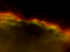 Remolino de humo oscuro.