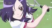 Setsuna playing tennis