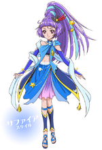 Cure Magical's Sapphire Style profile from TV Asahi's website