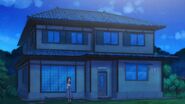 Chiyu's house at night