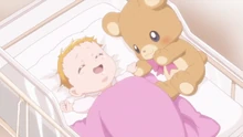 Mofurun and baby Mirai