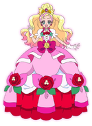 Cure Flora en el Modo Elegante Rosa (TV Asahi)