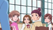 Hinata and her friends look back at Chiyu