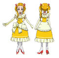 Urara in dress from Yes! Pretty Cure 5: Kagami no Kuni no Miracle Daibouken!