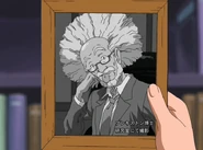 Nagisa sees the photo of Dr. Blekiston.