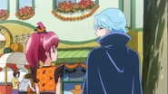 Megumi y Blue hablando