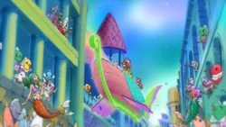 Русалки и морские феи приветствуют команду Тропикал