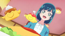 Communicating with Recipepes makes Kokone happy