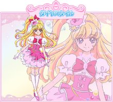 Cure Miracle's Dia Style profile from Toei Animation's website