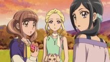 Asumi, Chiyu and Hinata realize Nodoka is missing