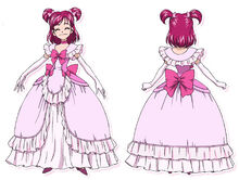 Nozomi's dress profile from the Yes! Pretty Cure 5 movie