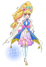 Cure Miracle's Sapphire Style profile from TV Asahi's website