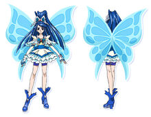 Super Cure Aqua from the Yes! Pretty Cure 5 movie