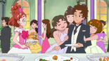 Yuuki being pulled away from Haruka by his fans