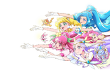 Toei website header with Cure Earth