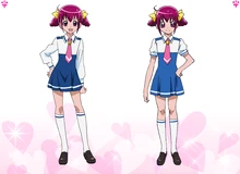 Miyuki's school uniform profile from Toei Animation's website