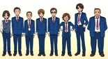 Kitahara Tomofumi with many of the other boys in Class 2-2