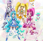 Official profiles form Pretty Cure All Stars New Stage 2: Kokoro no Tomodachi