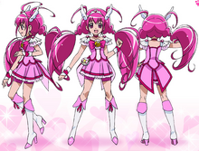 Cure Happy's profile from Toei Animation's website