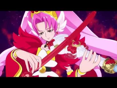 -1080p-_Precure_Scarlet_Flame_(Cure_Scarlet_2nd_Attack)