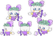 Fuwa en su forma Sagitario.