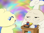 Omp is frustrated with Mepple.