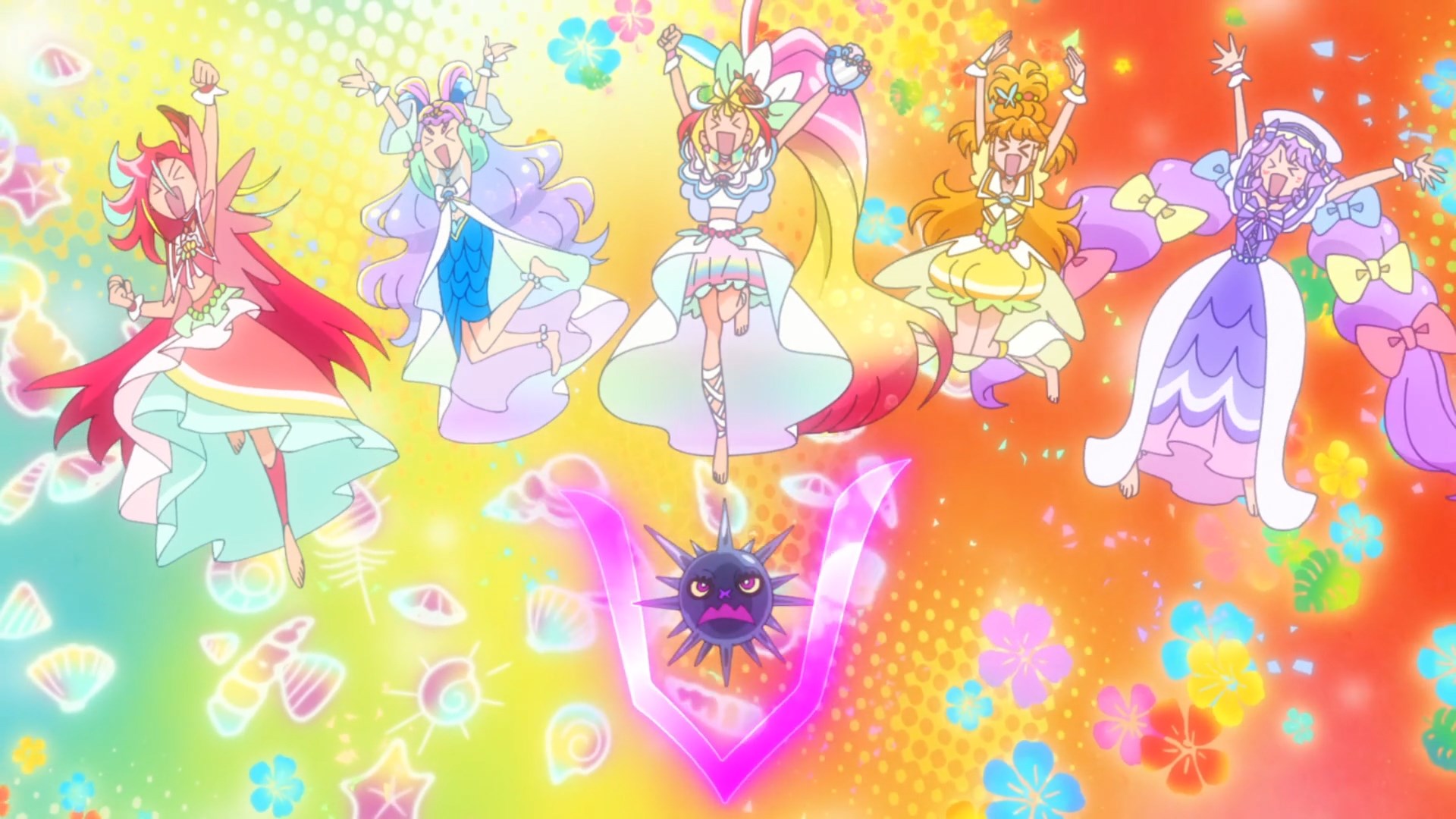 Listen to Tropical Rouge Precure ending 2 Aiming To Go My Way! ~Cure La Mer ver.~ by ❤🎸🎻Nakime The Biwa Player 2023-2024 UTTP🎸🎻❤ in tropical rouge precure my tracks playlist online for