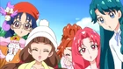 The Cures, Yui and the mascots surprised
