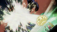 The past Princess Pretty Cure performing Trinity Explosion in the flashback of episode 30
