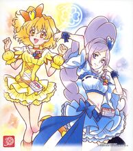 Shikishi Art: Cure Berry and Cure Pine