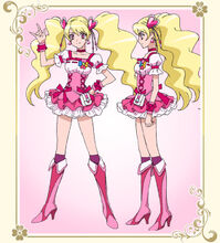 Cure Peach's profile from Toei Animation's website