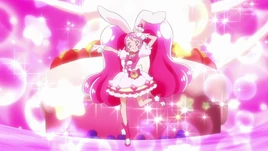 Cure Whip Pose Sparkles