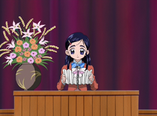 Honoka was chosen to read the graduation speech (Episode 49)