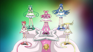 Las Yes! Pretty Cure 5 encima del Conjunto Sinfónico