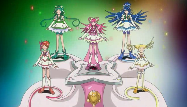 1080p] Yes! Precure 5 GoGo! Group Transformation {Ver. Movie} 