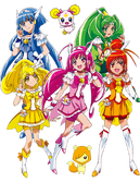 Las Smile Pretty Cure en Pretty Cure All Stars New Stage 3.