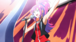 Ayane singing on stage