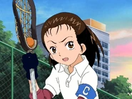 Nagasawa practices with her team.