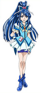 Cure Aqua's Full Stance for Pretty Cure All Stars New Stage 2: Kokoro no Tomodachi.