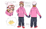 Bluray art gallery: Nagisa's snowboarding clothes