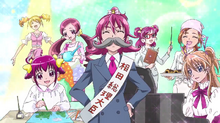 All of the lead Cures' dreams (except Nagisa and Megumi)